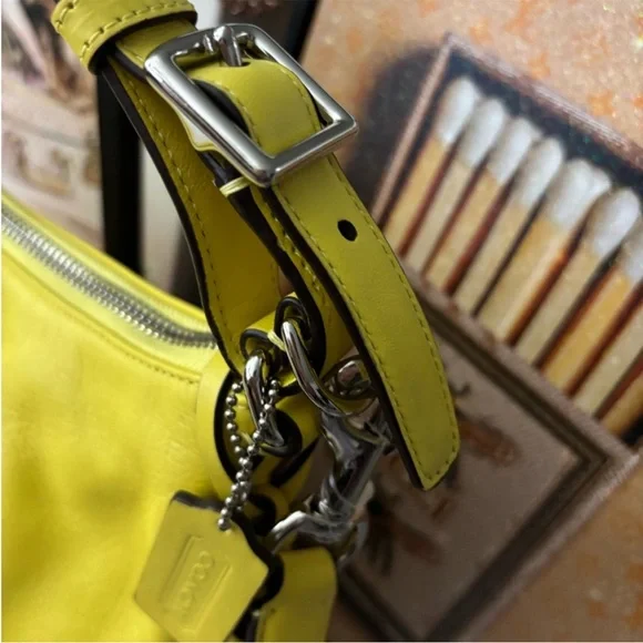 Coach Legacy Corteney Yellow Leather Shoulder/crossbody6 Bag - Picture 13 of 13